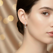 Classic Solitaire Drop Earrings